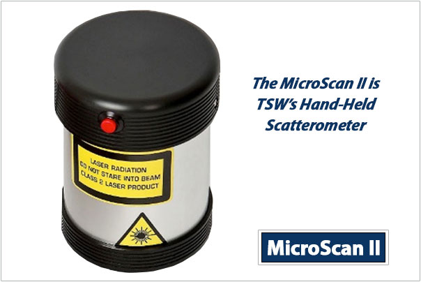 THE HAND HELD SCATTEROMETER CALLED THE MICROSCAN